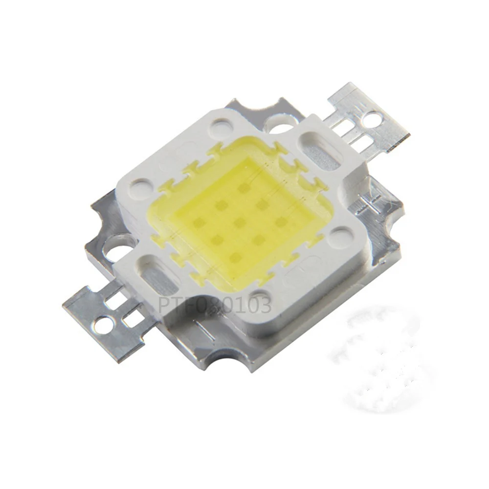 10W Warm White 3000K Cold White 6000K 10000K 20000K 30000K Square High Power900-1000LMLED Light chip 1000mA 9-11V