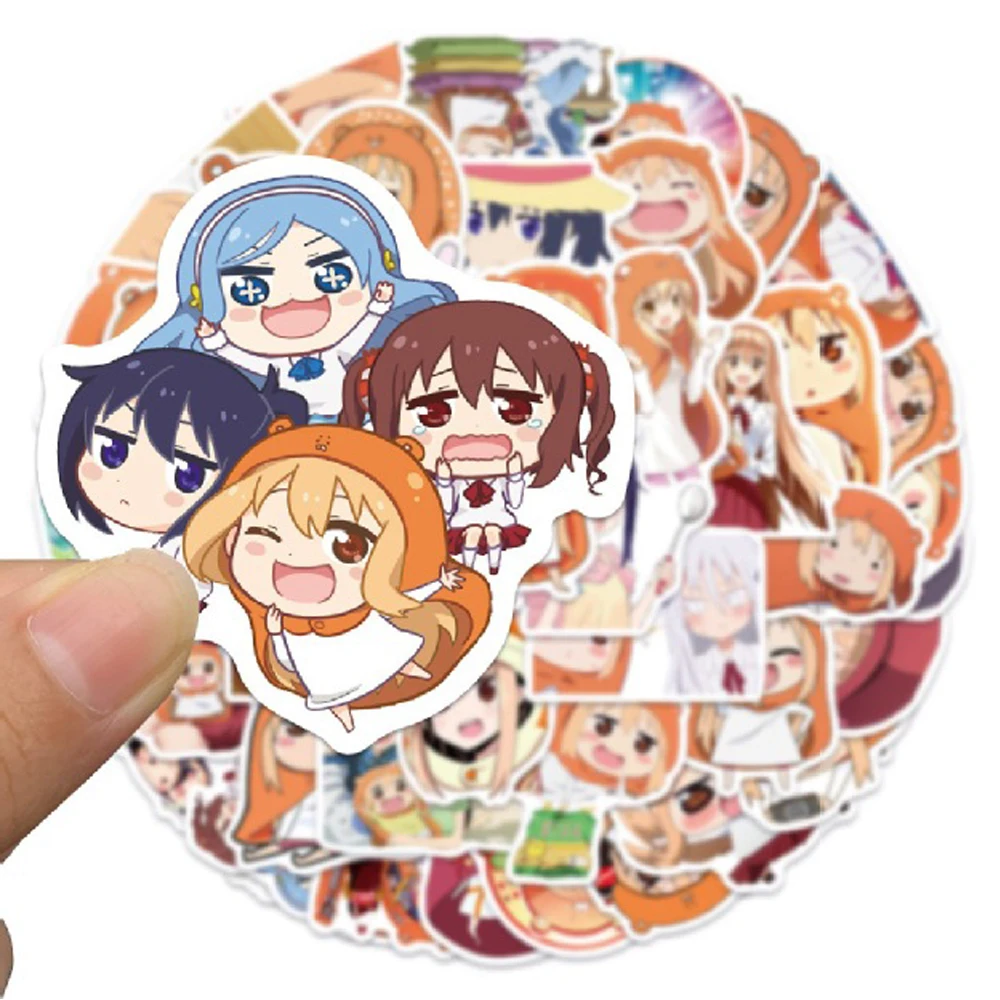 

10/30/50/100pcs Himouto! Umaru-chan Anime Graffiti Stickers Cute Cartoon Sticker Water Bottle Luggage Phone Decals for Kids Toy