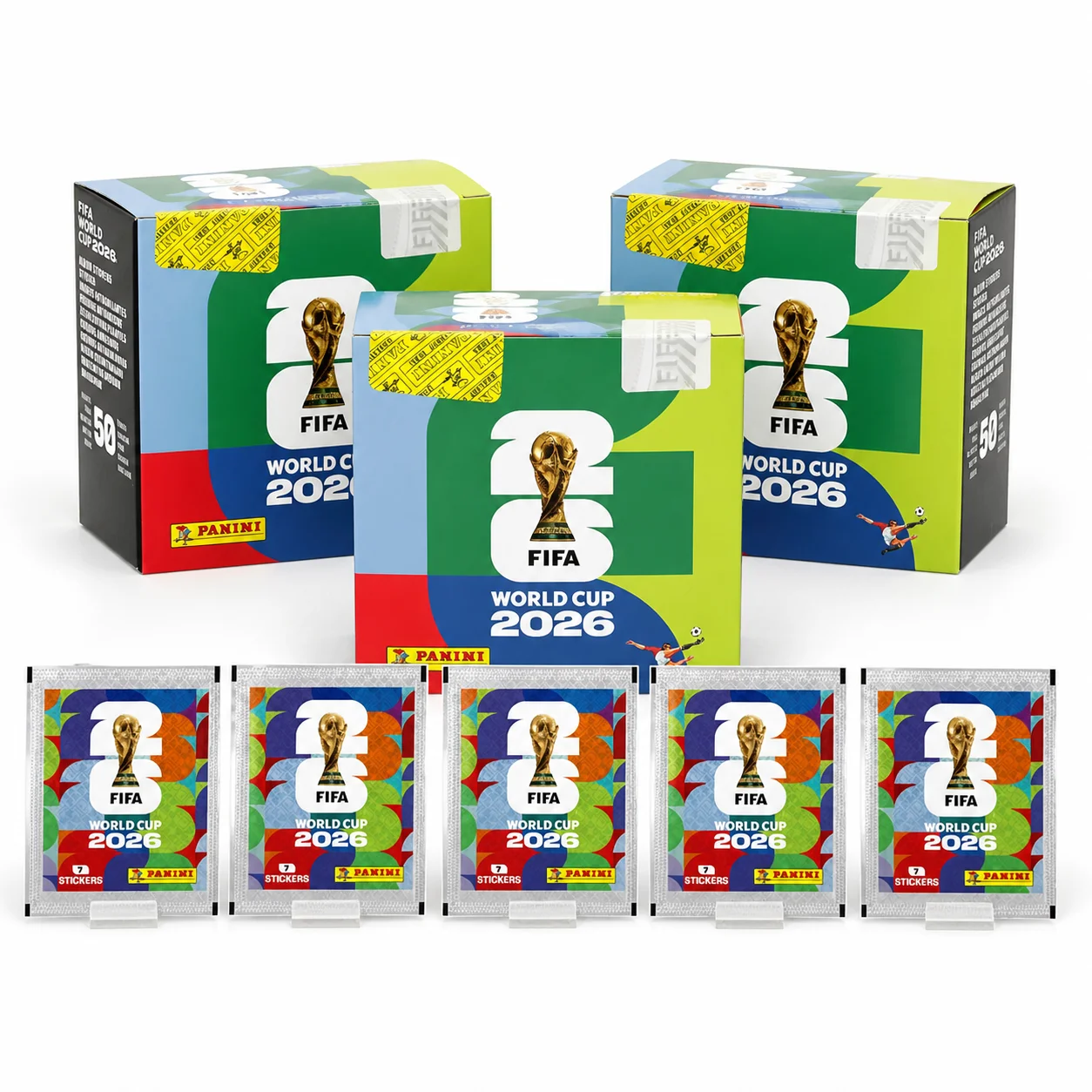 In Stock Panini 2026 FIFA World Cup Sticker Pack Panini Soccer Card Panini Cards Soccer Memorabilia Collection Football Cards