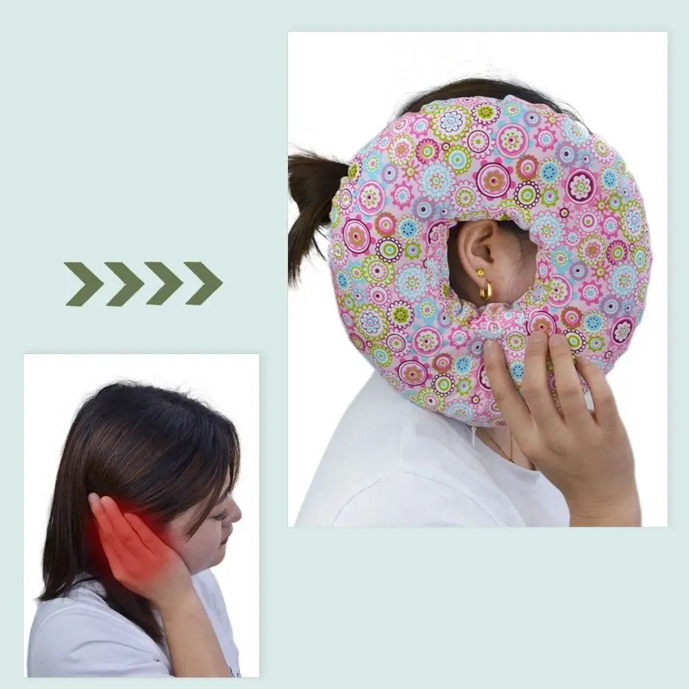 For Side Sleepers Pillow with an Ear Hole New Ear Guard Piercing Pillow for CNH and Pain Ear Inflammation Pressure Sores