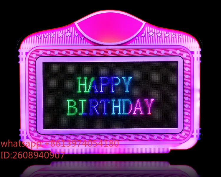 Suitable for Custom logo Message Board LED Scrolling Digital logo Presenter Light Emitting logo Display