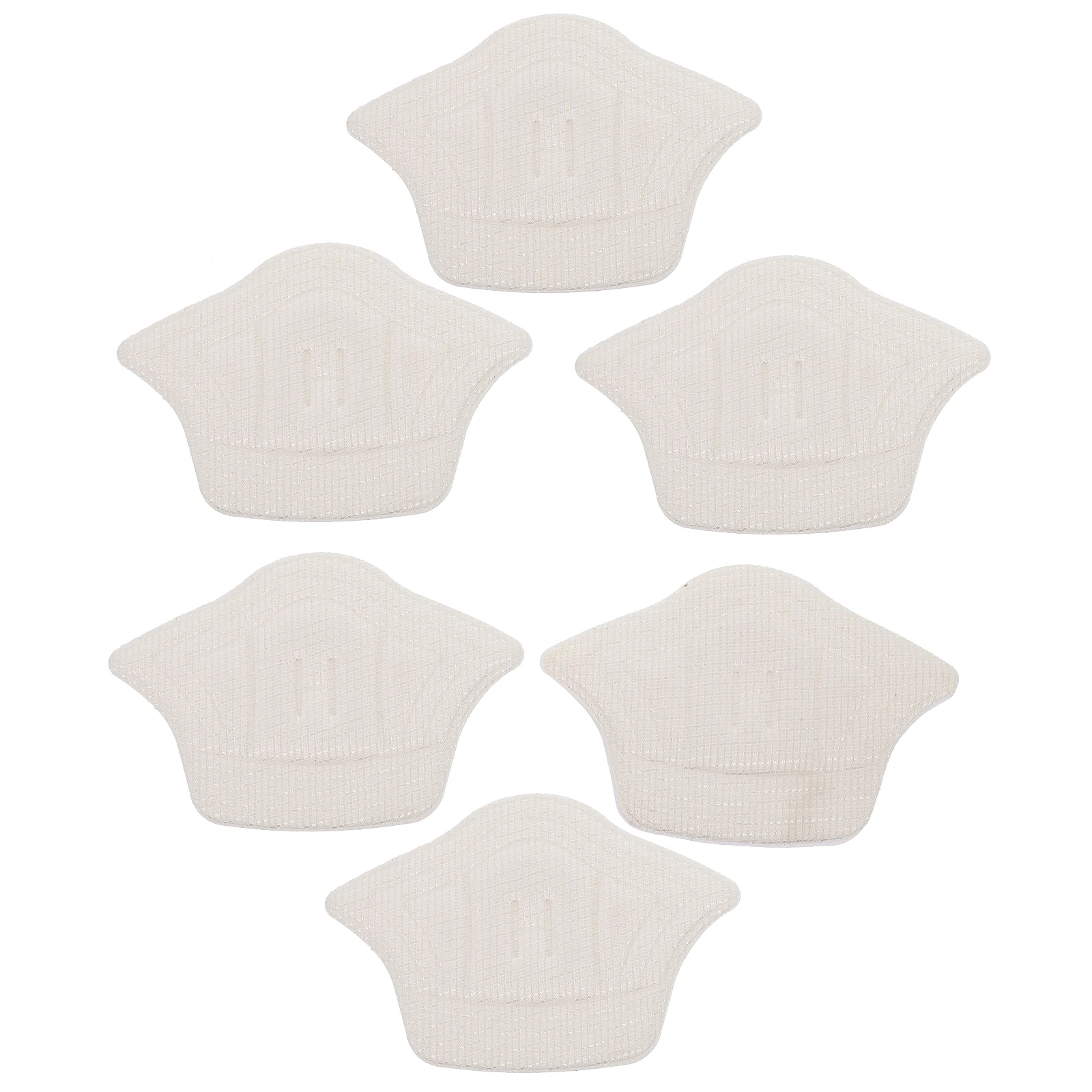 3 أزواج من وسادة الكعب المضادة للتآكل ملصق كعب غير مرئي تصميم منقوش متقاطع لتخفيف الآلام