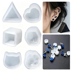 DIY Earring Mold Shaped Silicone Jewelry Mold Handcraft Epoxy Resin Tools for Making Jewelry Accessories