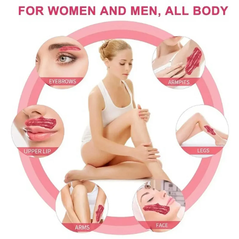 ABBK-300G восковые бобы для удаления волос, горячая пленка для всего тела, жесткие восковые бусины для депиляции, нагреватель воска, простые в использовании D