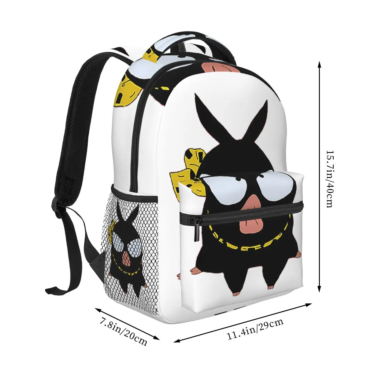 P Chan Ranma Student Backpack School Bag Hiking Travel Daypack for Men Women Fashion Bookbag Shoulder Bags