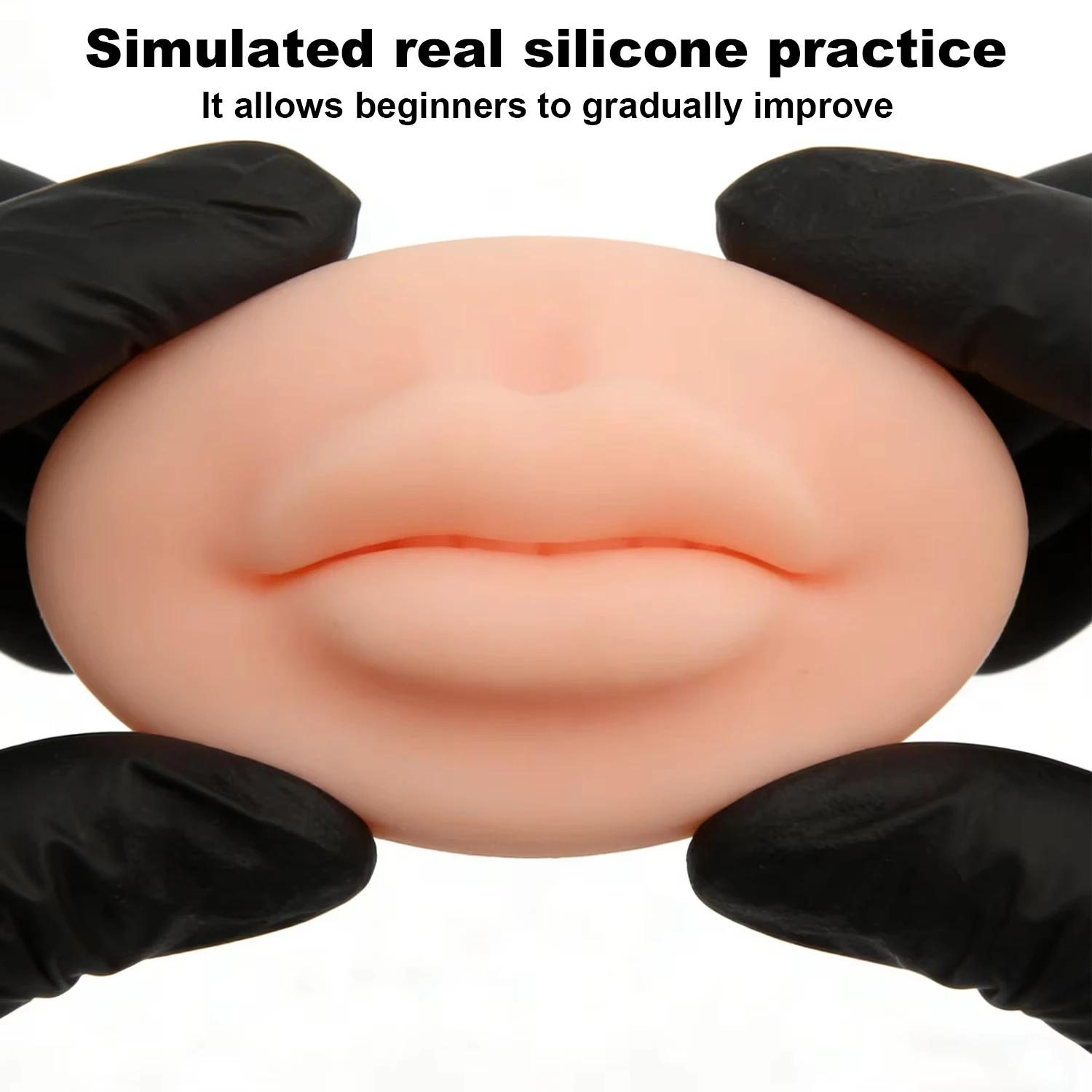 1/2/3/5Pcs Tattoo Microblading 3D Silicone Lip Skin Practice Reusable For PMU Beginner Training Tattoo Permanent Makeup Supplies