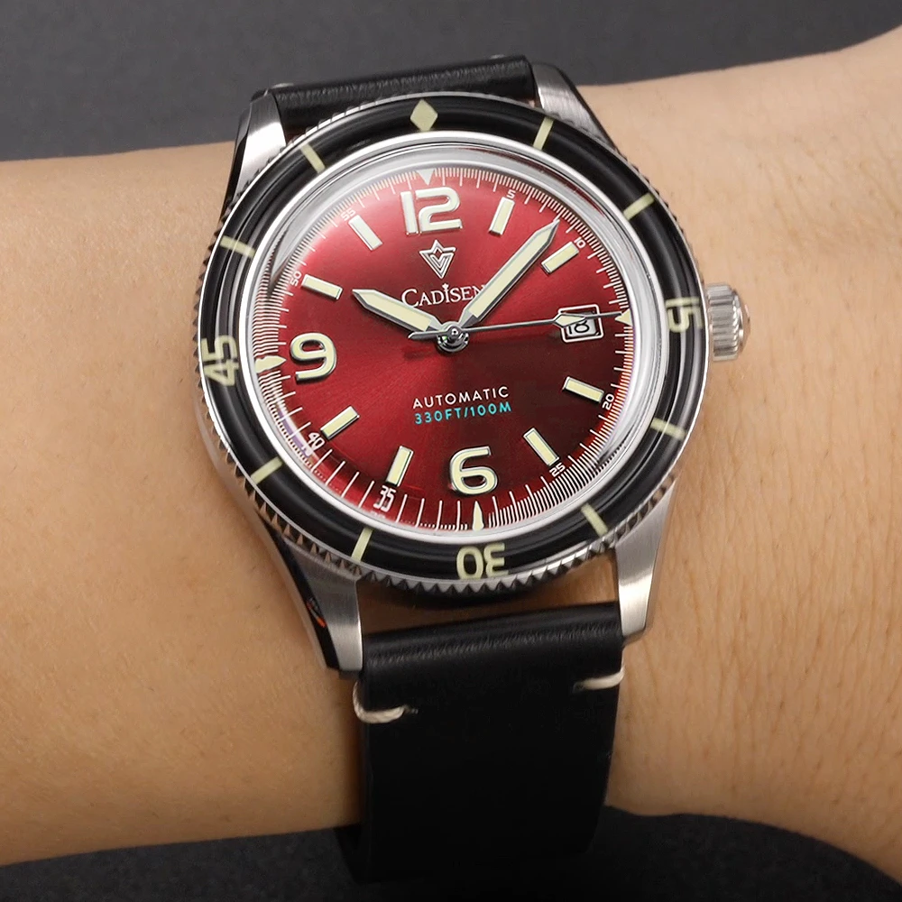 CADISEN 2026 Watch Men Mechani - đánh giá và giá Leather Watch Band Men