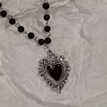 Heart Inside Heart Necklace Personalized Love Pendant - Style 2