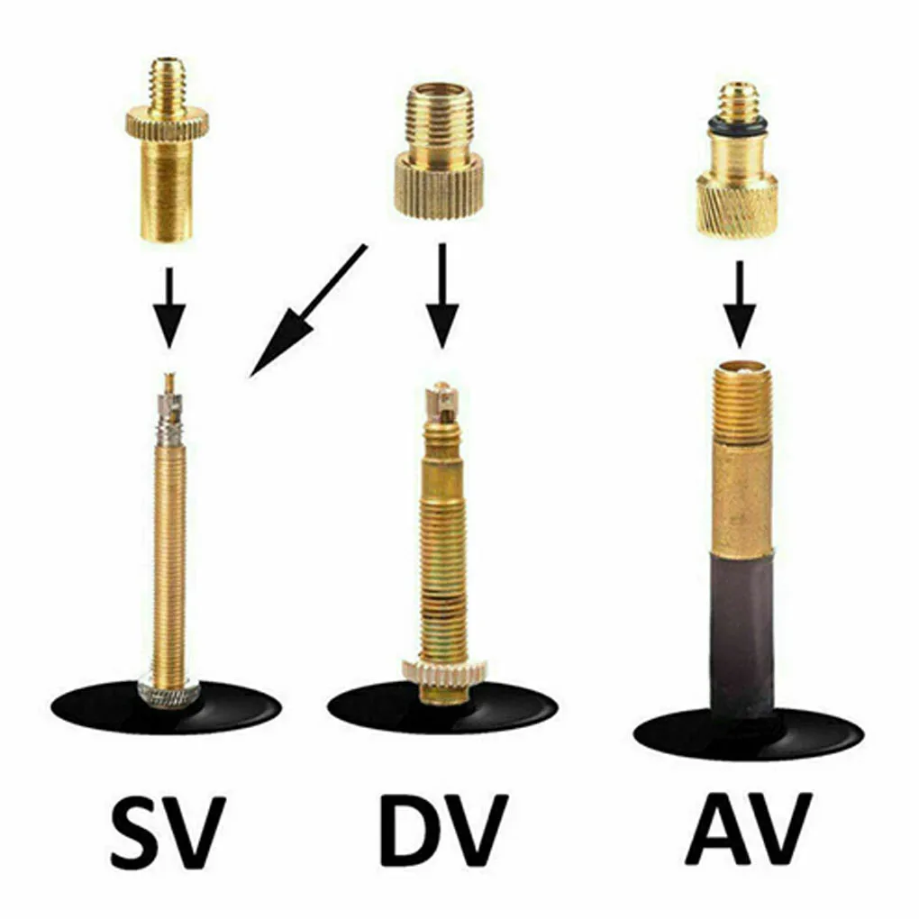 26 Pieces Bicycle Valves Adapter Pump Adapters Inflator Tool Parts Football