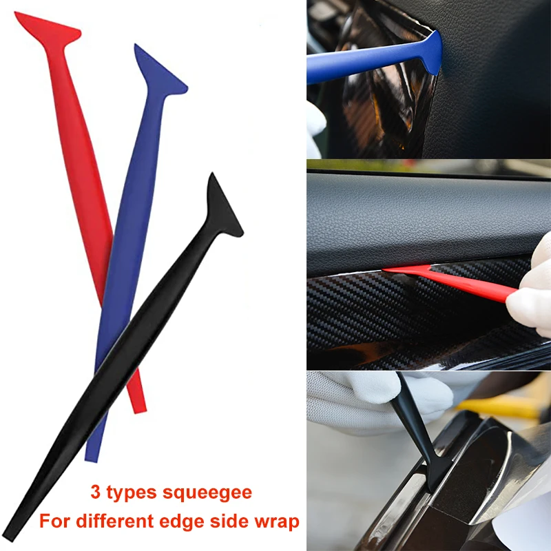 TOFAR Micro Dichtung Rakel Auto Aufkleber Wrap Vinyl Werkzeuge Verschiedene Härte Auto Carbon Film Verpackung Schaber Ecke Stick Tönung