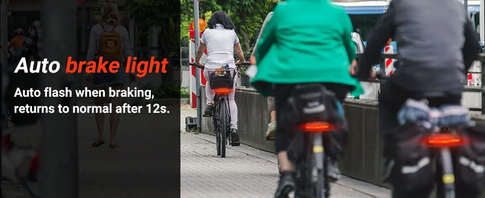 المحمولة القابلة لإعادة الشحن LED USB الدراجات الدراجة الخفيفة COB الذيل ضوء دراجة الضوء الخلفي