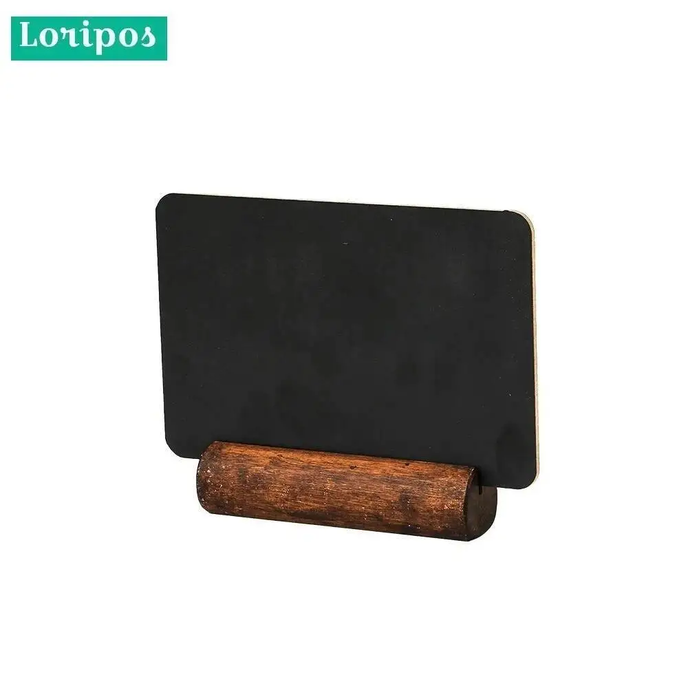 Suporte de menu de madeira preta, 2 peças, quadro de quadro, etiqueta de quadro de mesa, placa de sinal de boas-vindas, suporte de exibição de etiqueta de preço manuscrita