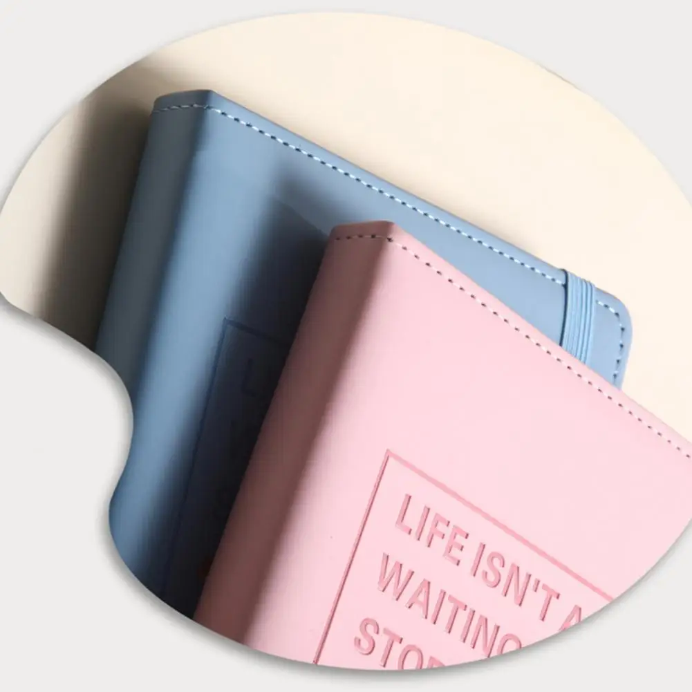 2026 Weekly Planner Daily Productivity Notebook With Monthly Layout Hardcover Organizer Morandi Color Leather For Work School