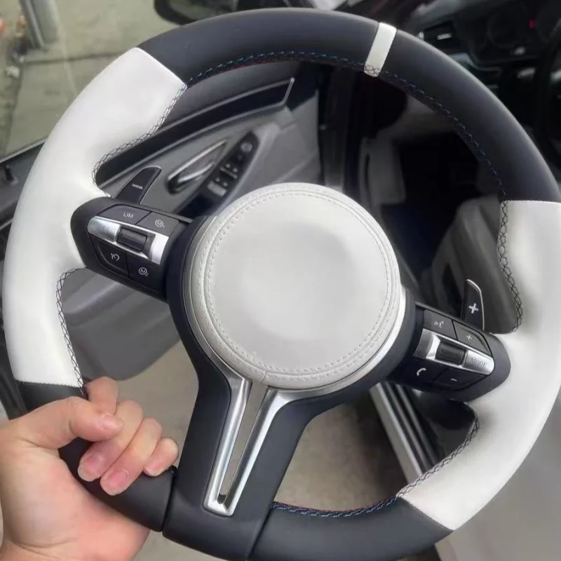 Car Steering Wheel With Paddle Shifter For BMW M Sport F-Chassis F80 F82 F87 F12 F13 F86 F33 M2 M3 M4 M5 M6 F85 X5 X6 F30