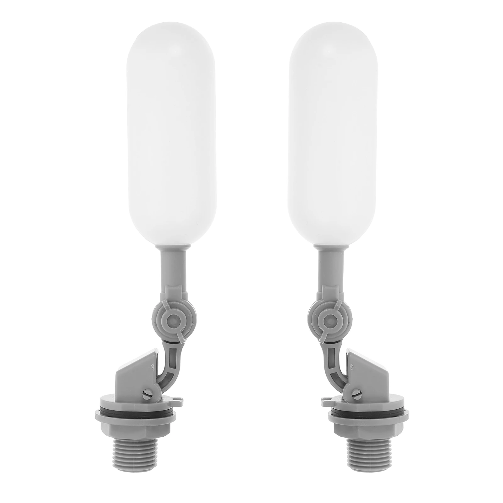 2PCS Float Valve Adjustable Flow Automatic Water Level Control Valves Aquarium Pond Chicken Ball Stable Controller Plastic Tanks