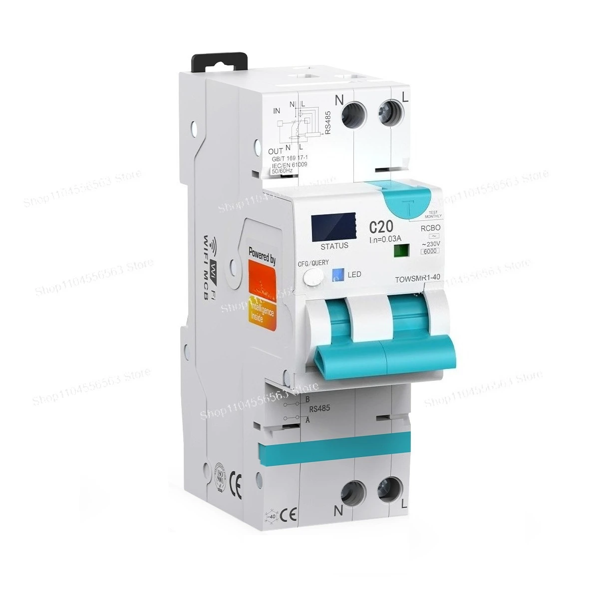 

WiFi Smart Circuit Breaker Air Switch Leakage Protection Wireless Remote Control Switch RCBO