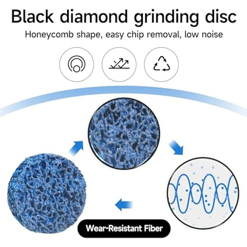 31PCS 2In Quick Change Easy Strip Discs For Drills,Strip Wheel With 1/4In Grinding Discs,Die Grinder Attachments