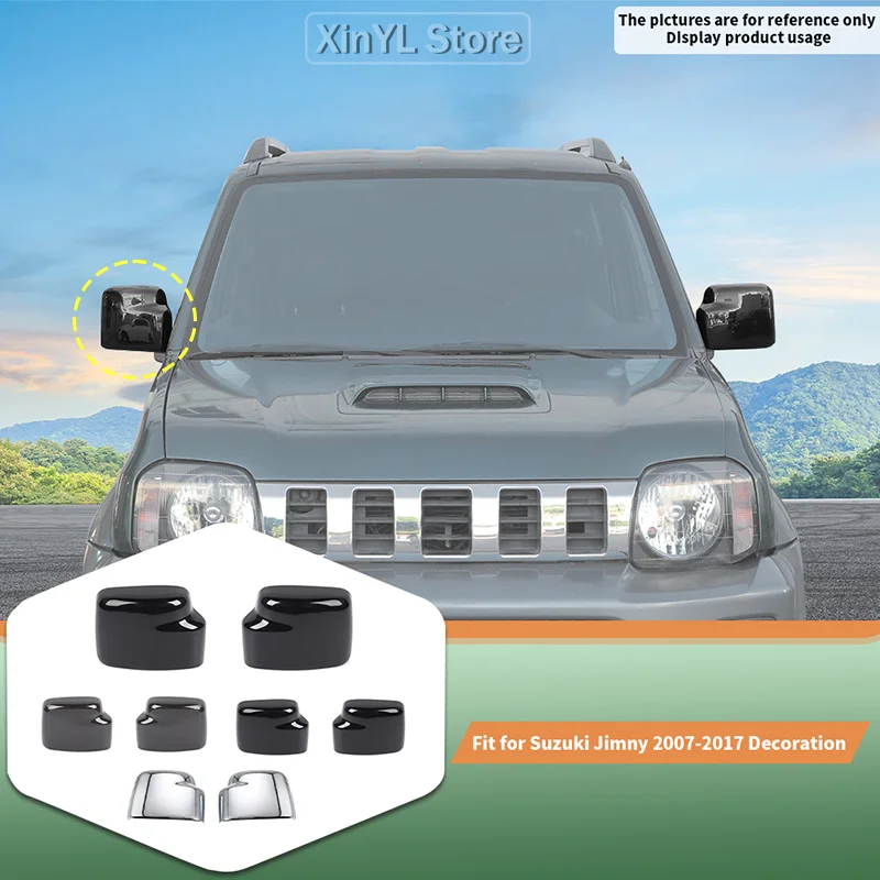 

Car Reverse Mirror Shell Decoration Cover For Suzuki Jimny 2012-2017 Car Accessories Carbon fiber pattern style