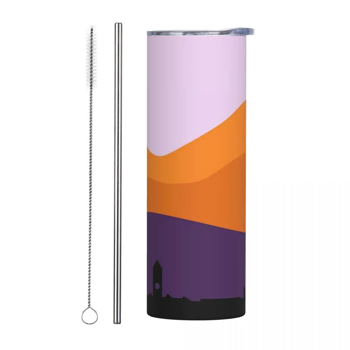 In These Hill Stainless Steel Tumbler Vacuum Insulated Mugs Thermal Cold Cups Straw With Lid 20oz