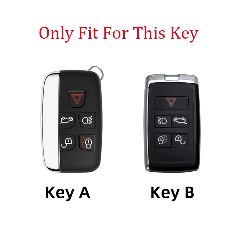 Zinc Alloy Car Key Case Cover Shell For Land Rover A9 Range Rover Sport Evoque Freelander 2 Jaguar XE XJ XJL XF C-X16 V12 Guitar