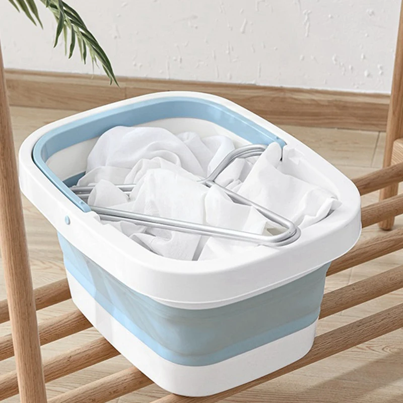 Foldable Bucket For Foot,Bathroom Foot Wash Basin,Laundry Buckets,Portable Folding Water Container