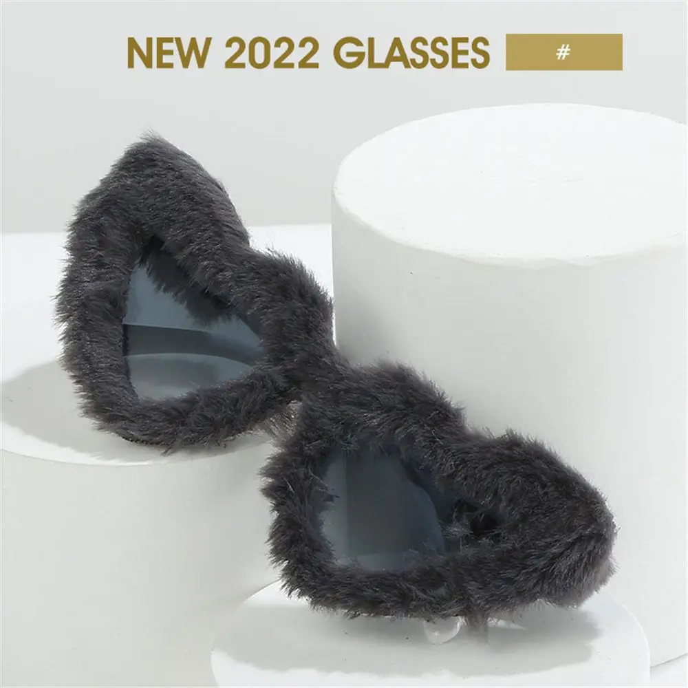 نظارات شمسية كلاسيكية على شكل قلب الحب للنساء حماية من الأشعة فوق البنفسجية 400 على شكل قلب نظارات شمسية للسيدات ظلال ديكور نظارات شمسية #4