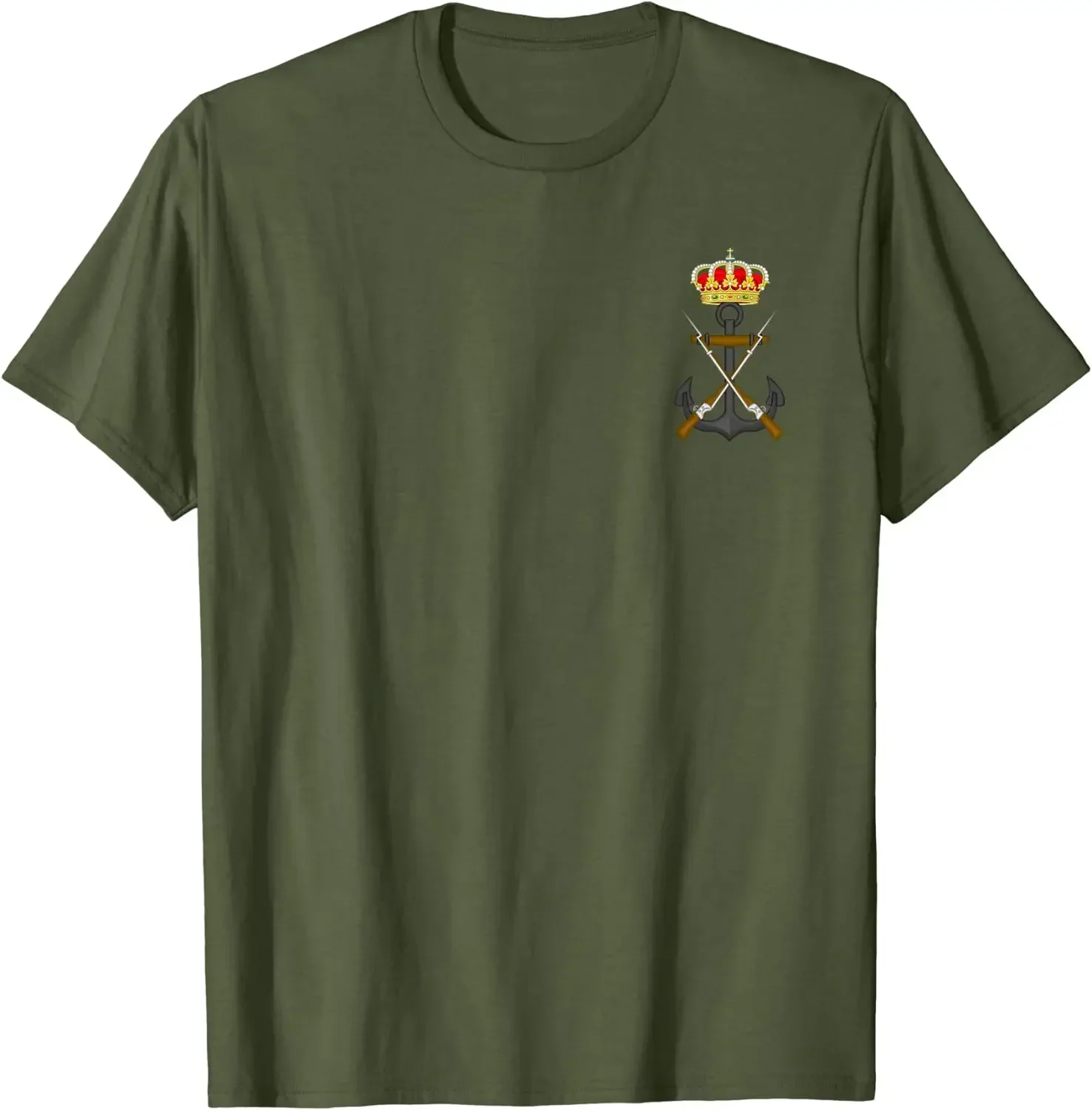 Infantería De Marina Española | Spanish Marine Corps T-Shirt 100% Cotton O-Neck Summer Short Sleeve Casual Mens T-shirt