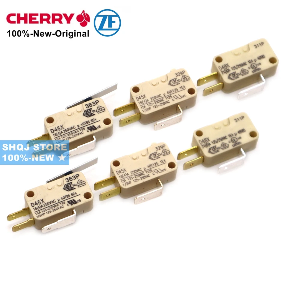 Cherry zfマイクロスイッチ、ショートハンドル、d45x 16a d48x 21a