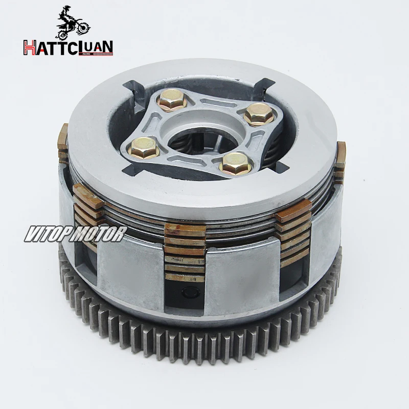 Fits for Honda Rebel 250 CMX250C Rebel 1985-2015 Motorcycle 69T 6 Plates Complete Clutch Center Disc Plate Spring Kit Air Cooled