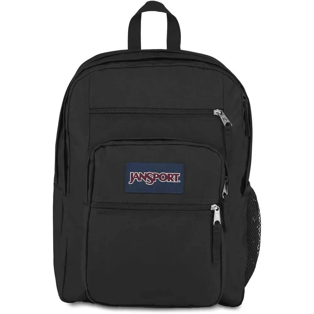 

15 Laptop Backpack with Dual Compartments, Padded Shoulder Straps, and Haul Handle - Black