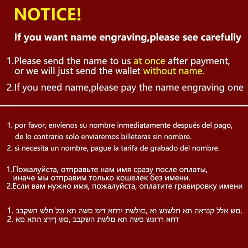 Nuovi mini portafogli per carte da uomo RFID nome personalizzato semplici borse da uomo corte porta carte di alta qualità portafoglio da uomo sottile