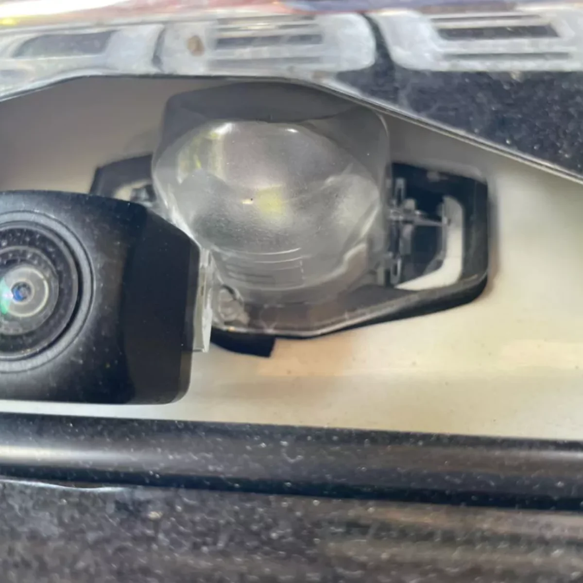 Auto Rückansicht Reverse Kamera Halterung Kennzeichen Lichter Gehäuse Halterung für Honda Fit Jade Odyssey CRV FRV Jazz Logo Stream – Detail 6