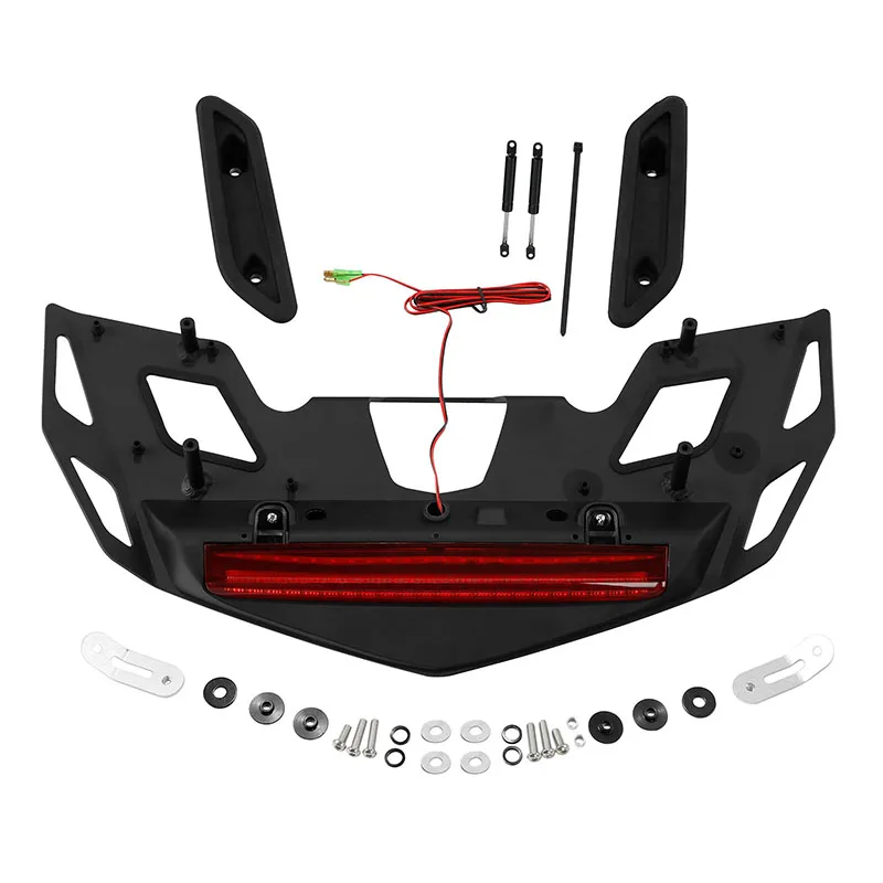 Rear Trunk Luggage Rack LED Brake Light Fit for Goldwing 1800 GL1800 2021-2025 XF29012069-MBR