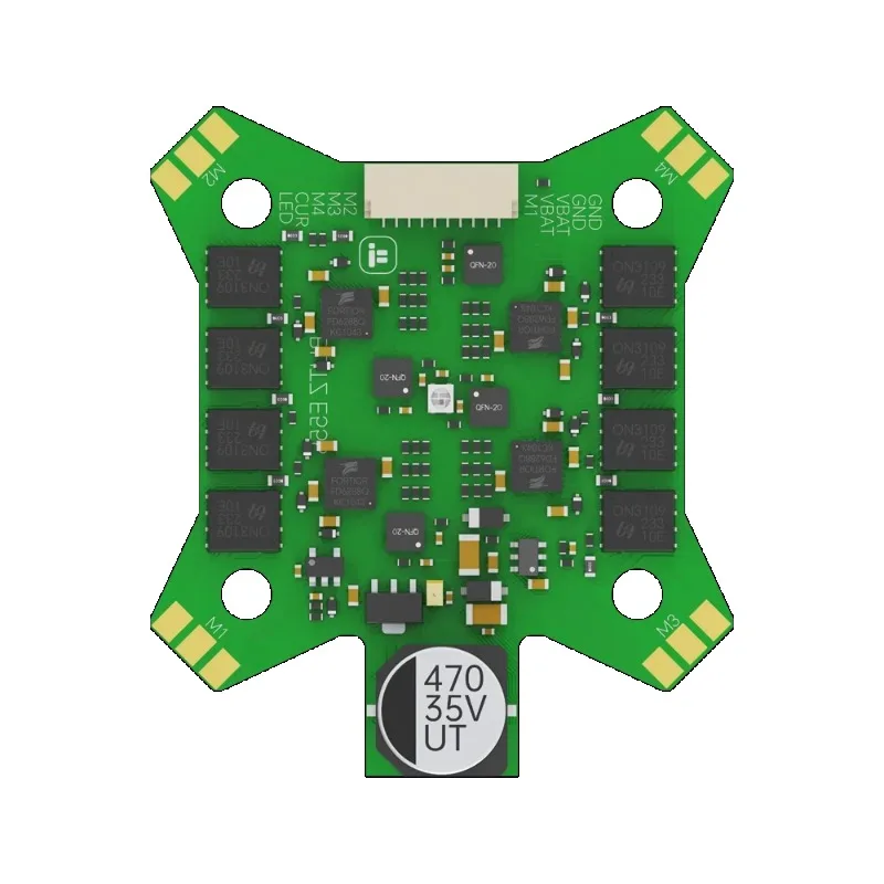 ATF435 Flight Controller 55A 4-in-1 ESC Stack 2-6S RC Multicopter Replacement Spare Parts
