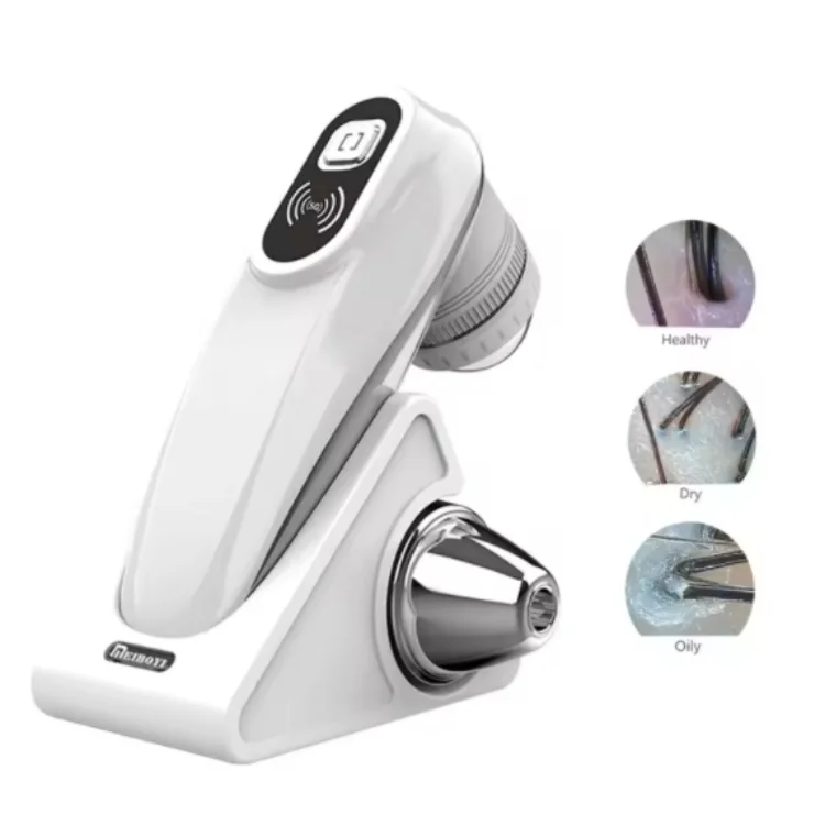 

Professional 5G WiFi Wireless Home Use Scalp Skin Analyzer Portable Four-Spectrum Hair Follicles Skin Detector Device