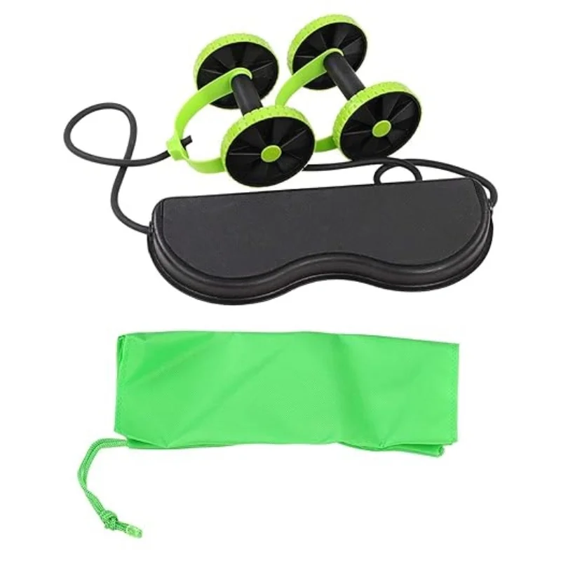 Abdominal Exerciser,Ergonomic Design Foam Grips Minimize Hand Fatigue, Anti-Slip Grip Handles Quick Stop Function Ab Roller