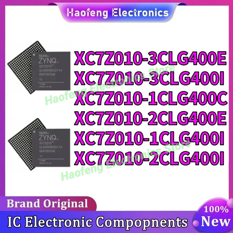 

XC7Z010-1CLG400C XC7Z010-1CLG400I XC7Z010-2CLG400E XC7Z010-2CLG400I XC7Z010-3CLG400E XC7Z010-3CLG400I XC7Z010 Микросхема BGA-400