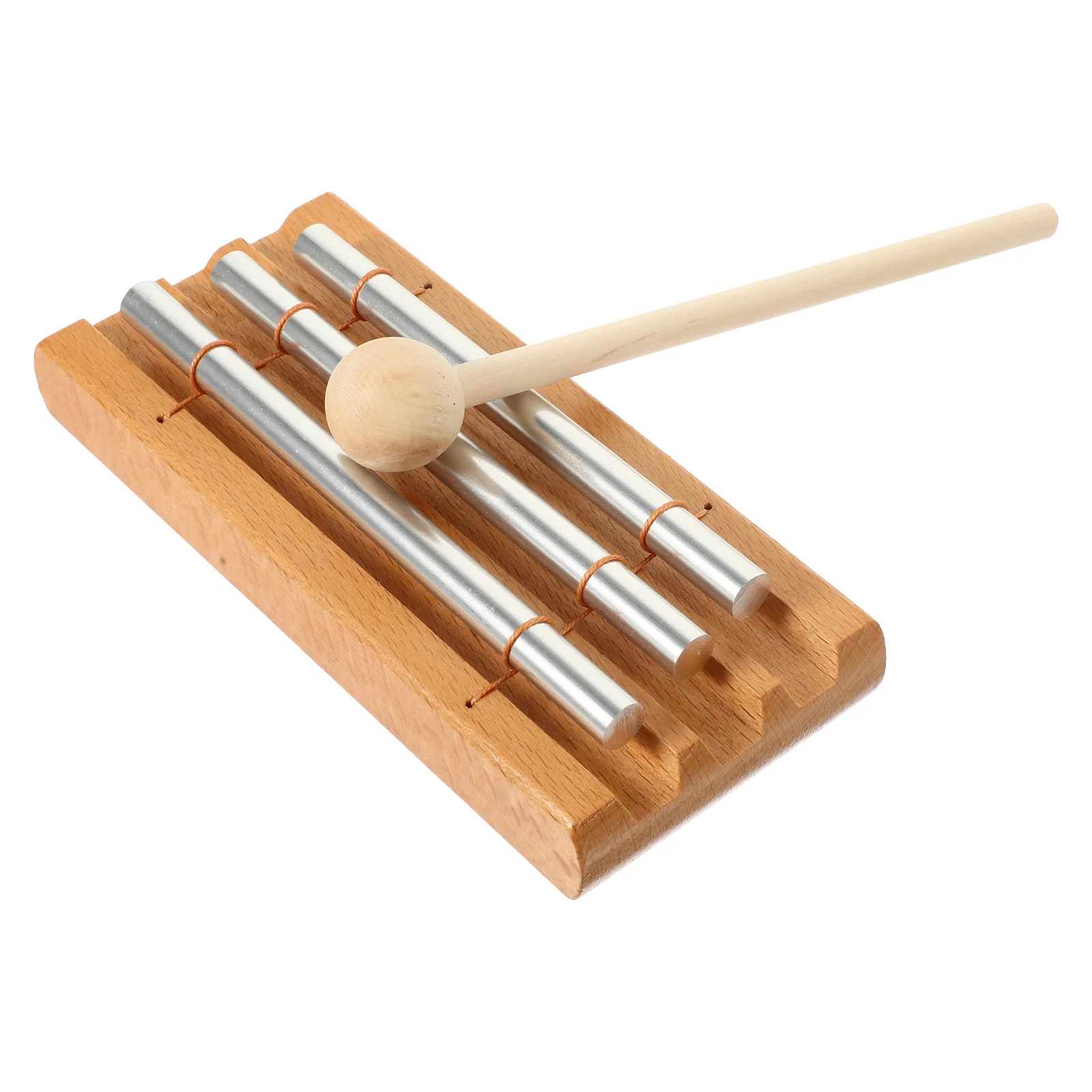 

Wooden 3-Tone Percussion Instrument Kids Toys Musical Enlightenment Orff Instruments Wind Chimes Toy Develop Child Music Talent
