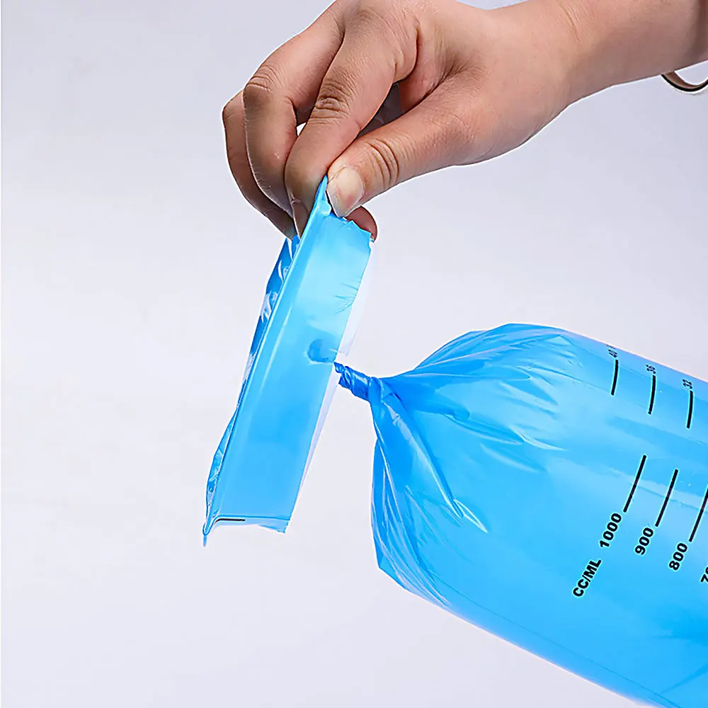 5Pcs Disposable Vomit Bags 1000Ml Sickness Travel Plane Motion Car Bus Sea Sick Sealable Vomit Bags Car Children Women Men