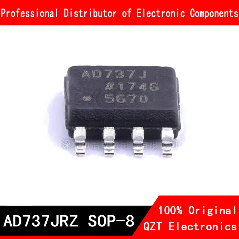 10pcs/lot AD737JRZ SOP AD737 AD737J AD737JR SOP-8 new original In Stock