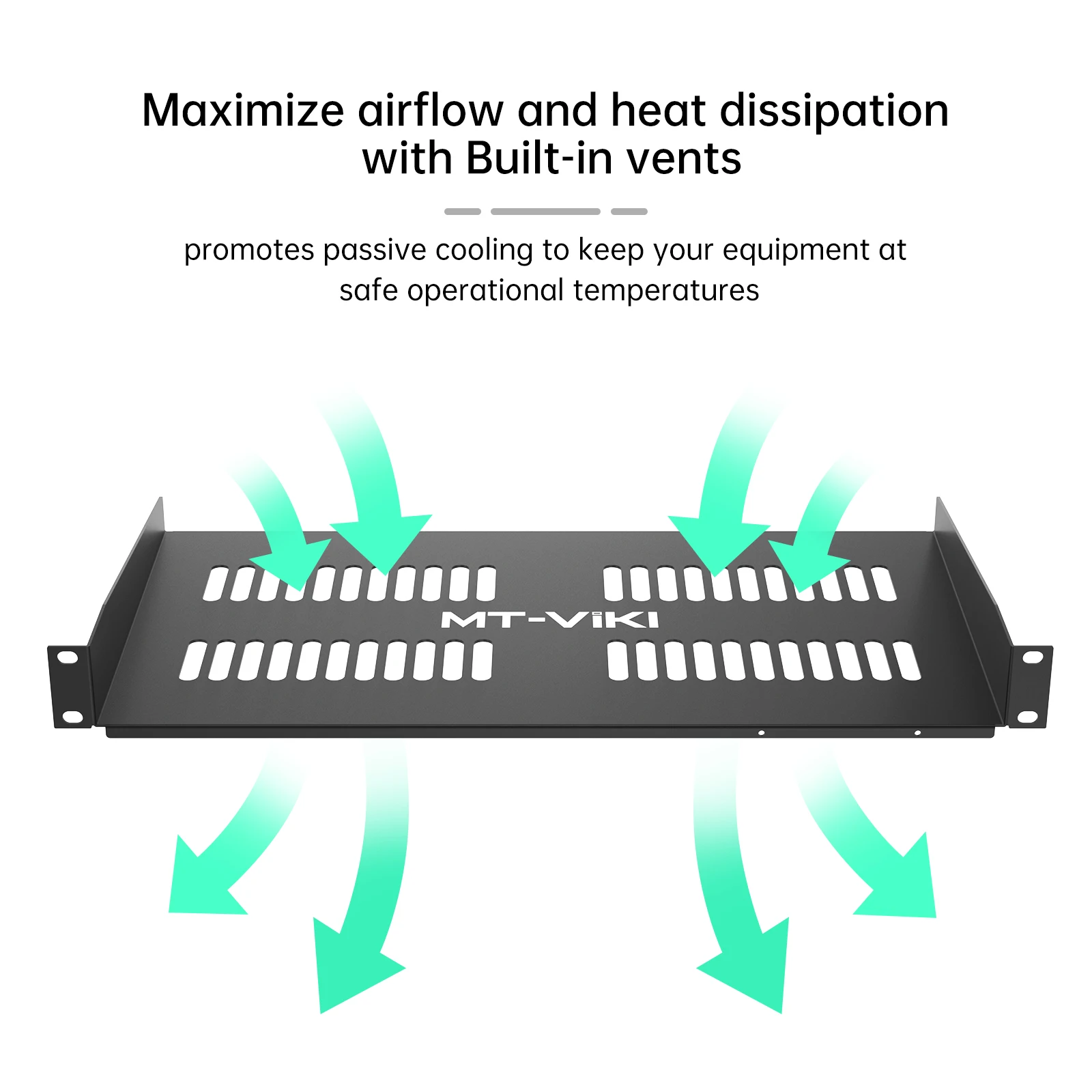 MT-VIKI 1U Server Rack Shelf 10\