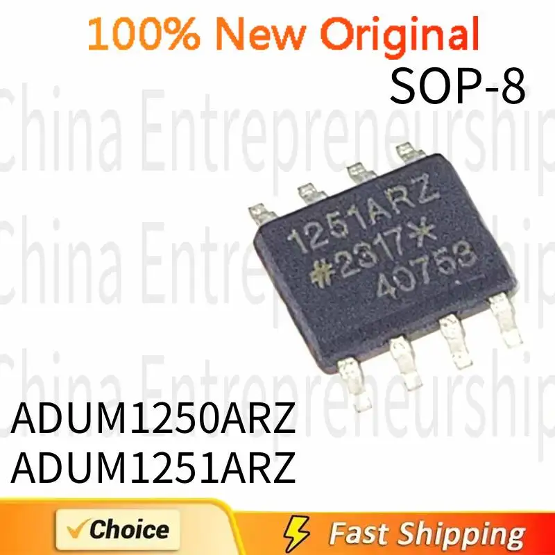 5 PCS SOP-8 ADUM1250ARZ ADUM1251ARZ SOP-8 SMD Digital Isolator IC Chip 100%Quality Original/Quick delivery