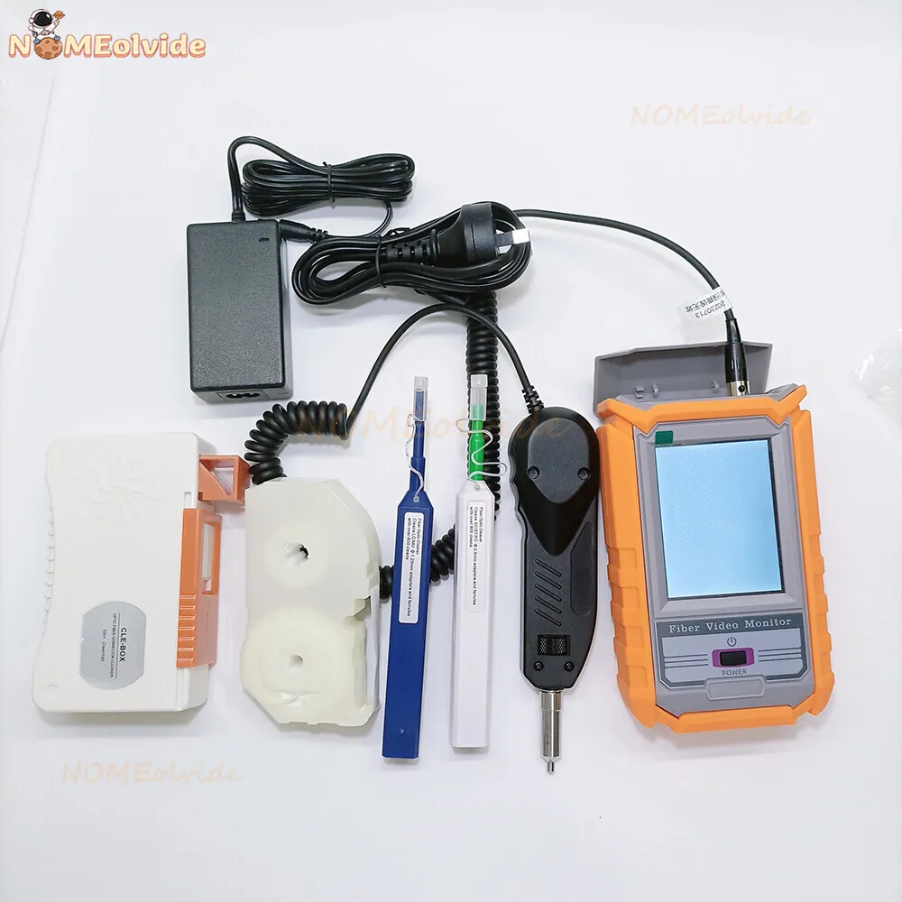 FVM-100 Video Probe Microscope Fiber Optic End Face Inspection Detector Display Optical Cleaning Tools