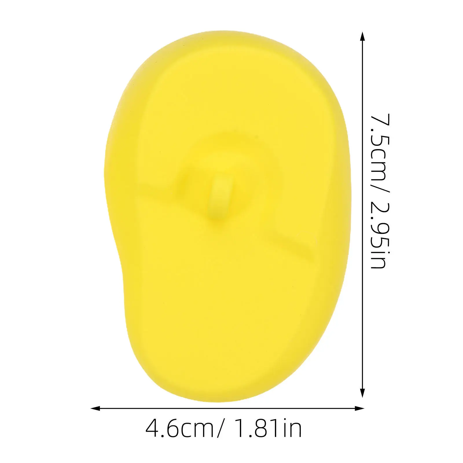 18Pcs Silicone Waterproof Hair Dye Ear Protector Reusable Soft Heat Resistant Coloring Salon