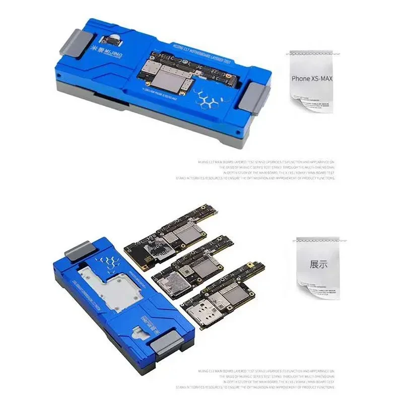 MiJing C22 C23 Motherboard Middle Layer Tester Platform C17 C21 C20 For iPhone X-15Pro Max Logic Board Lower Middle Frame Repair