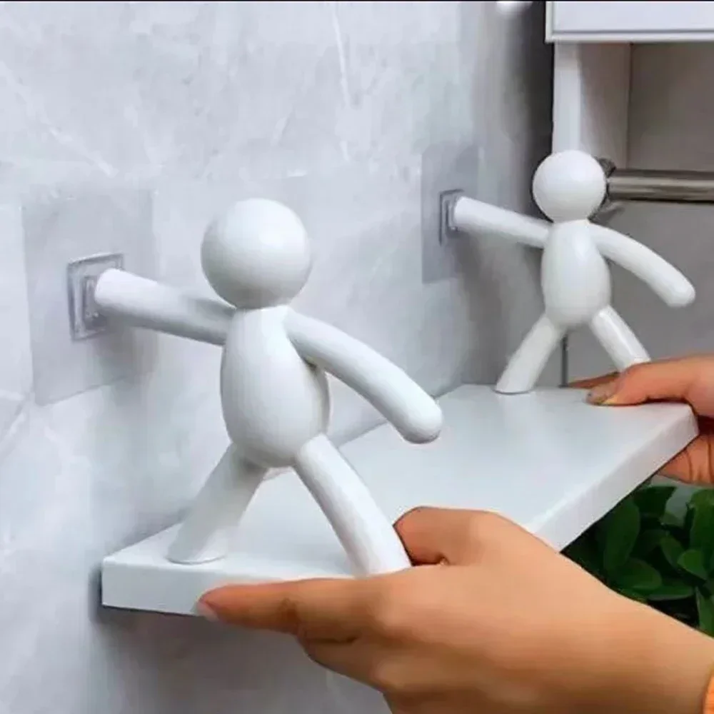 

Self-adhesive Bathroom Shampoo Storage Racks Plastic Shelf Storage Organization Shelves Support Holder Shower rack Racks Rack
