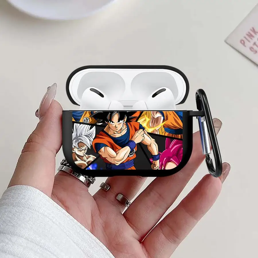 Fundas para Auriculares, Funda Protectora para Airpods 2 1 Pro3 3 Pro2 4 Pro D-ragonS B-allS Goku