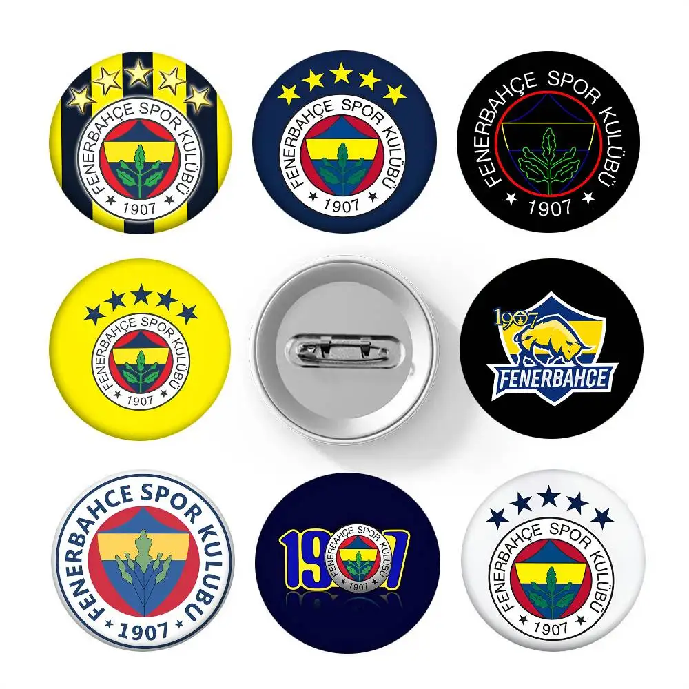 T-Turkey F-Fenerbahce FC Round Badges Can Be Used To Decorate Clothes And Backpack Pins