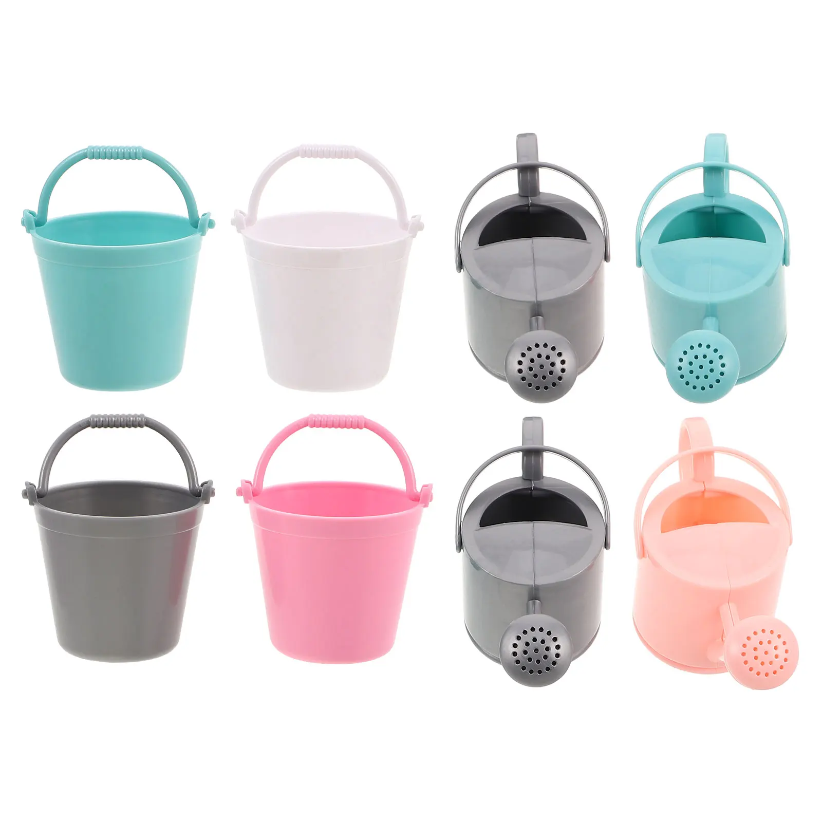 

Mini Watering Can Miniature Bucket Toy Ultra Small Plastic Gardening and Wetering