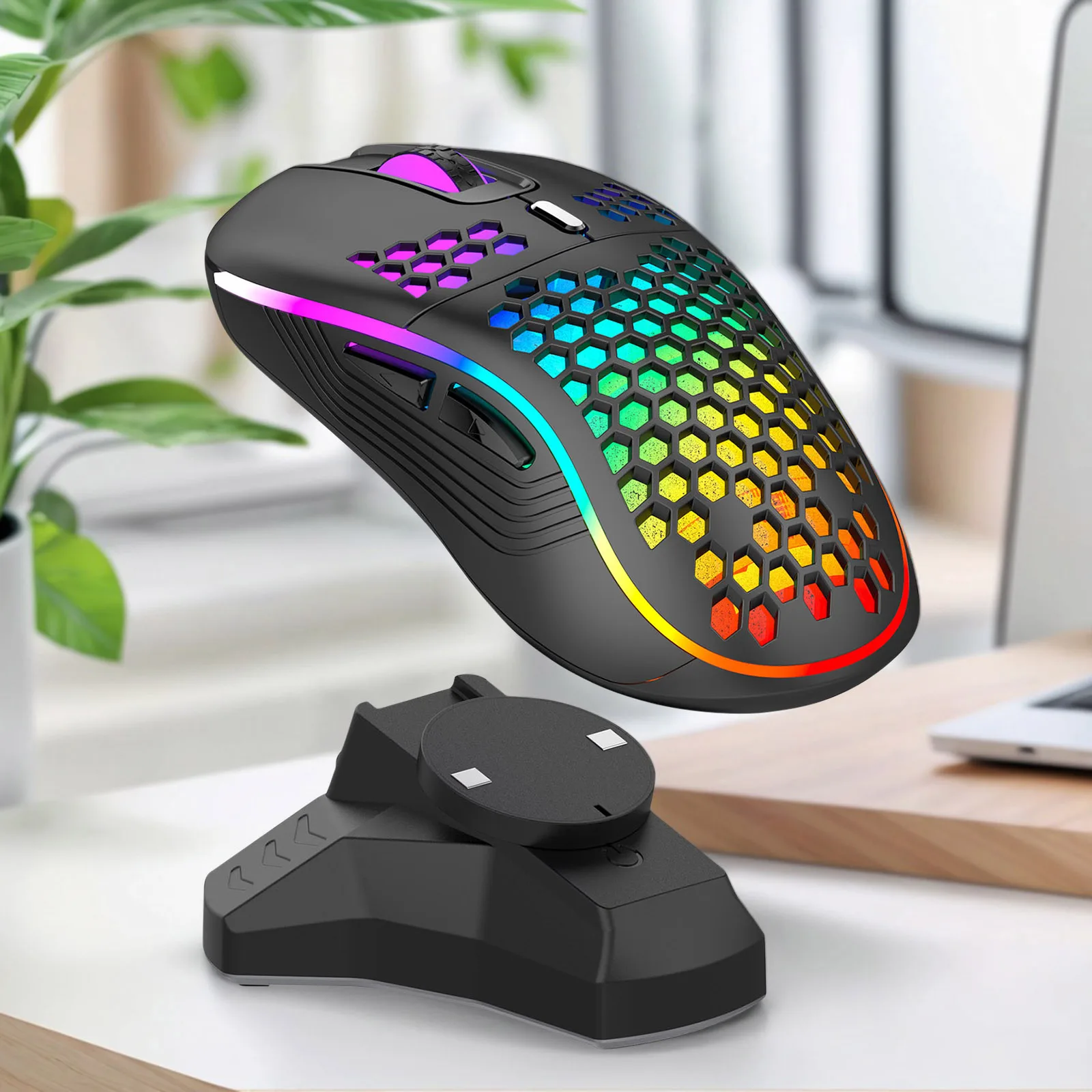 قاعدة شحن ماوس لاسلكية مع كابل شحن الفئران Powerplay شاحن Type-C لـ Logitech G PROX2/1 G903/703/502/403 GPW3/2/1 #1